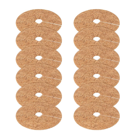 YiliYa 12 Stück Ø20cm Kokosmat